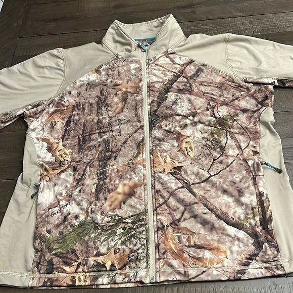 Carbela’s Zonz Woodlands Men’s Full Zip Jacket size 2 X - Picture 1 of 12